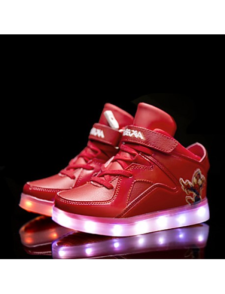 LED Shose Boys' Shoes Casual Fashion Sneakers Black / Blue / Red / White  