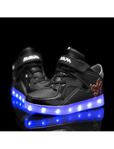 LED Shose Boys' Shoes Casual Fashion Sneakers Black / Blue / Red / White  