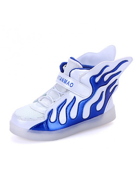 Boys' Shoes Outdoor / Casual Silicone / Tulle Fashion Sneakers / Boat Shoes Blue / Green / White / Fuchsia  